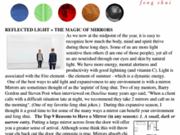 reflected light mirrors