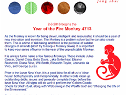 Year of the Monkey page
