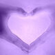 purple hands heart