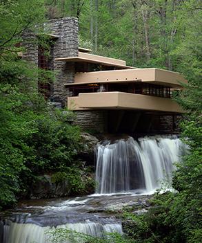 Frank Lloyd Wright Falling Waters house