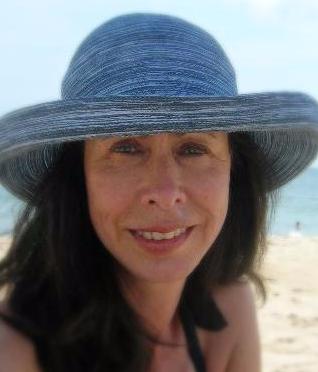 Judith Wendell blue hat