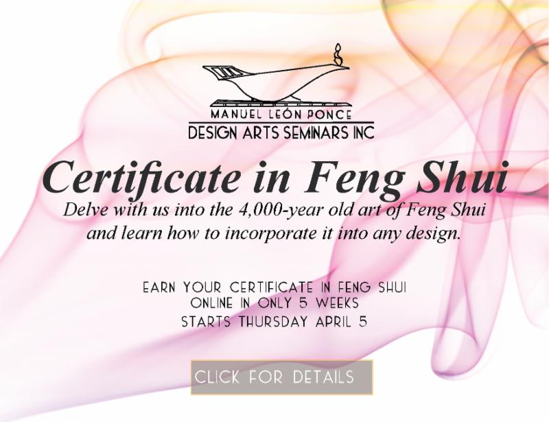 certificate in feng shui