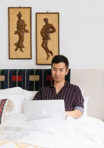 Feng Shui bedroom laptop