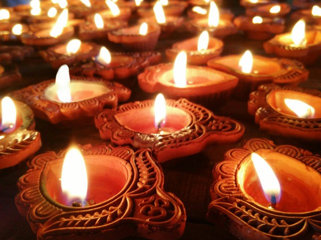 Diwali Festival candles
