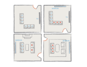 Feng Shui room diagrams