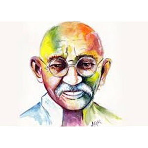 Mahatma Gandhi color image