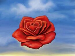 Rose in Sky