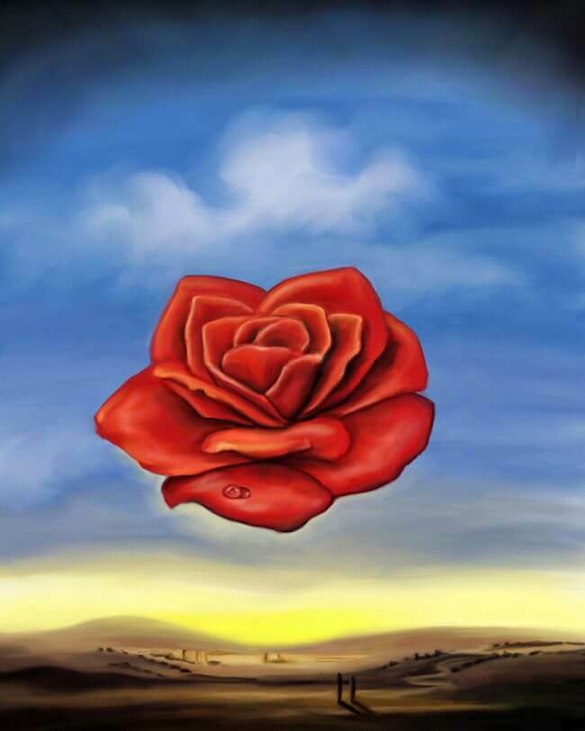 Rose in Sky