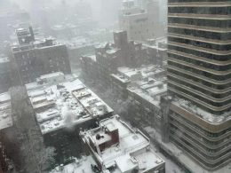 New York snow