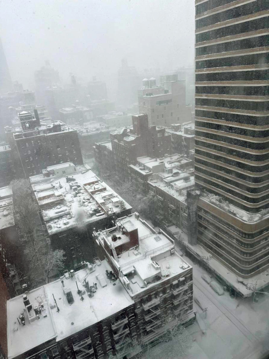 New York snow