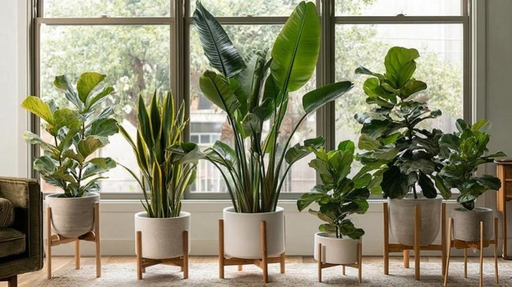 plants by window